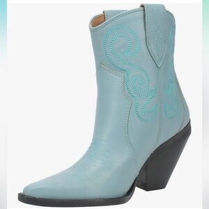 Dingo Womens Pretty N' Prissy Snip Toe Casual Boots Ankle‎ High Heel 3"